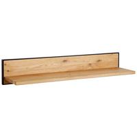 REGAŁ ŚCIENNY ADMIRAL - antracytowy/dębowy, Natur, metal/drewno (85/15/22cm) - Linea Natura