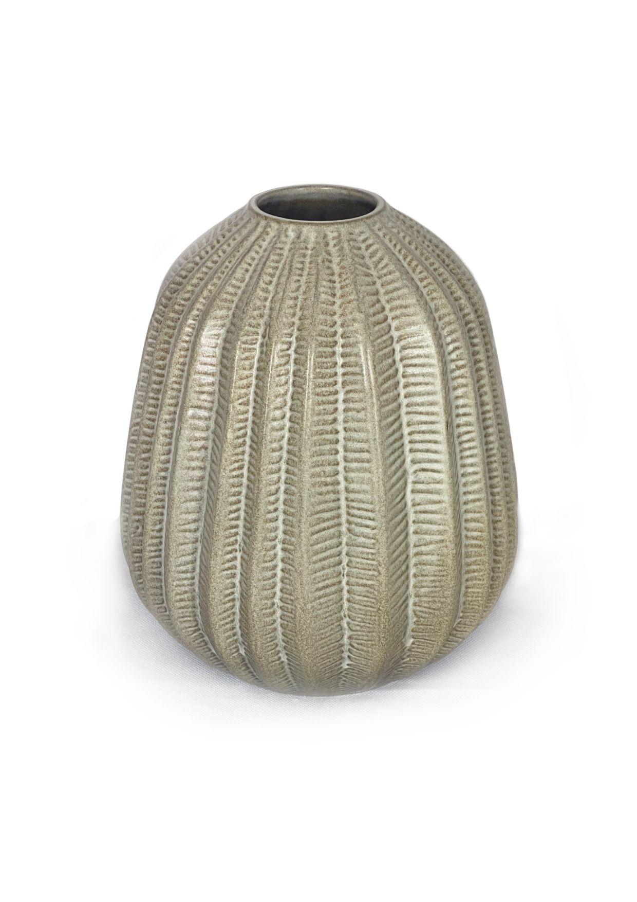 Vaza Cactus - krem barve, keramika (20,5/25cm) - Modern Living