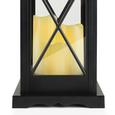 Laterne Michaela in Schwarz - Klar/Creme, Glas/Kunststoff (24/57/24cm) - Mömax modern living Laterne Michaela in Schwarz - Klar/Creme, Glas/Kunststoff (24/57/24cm) - Mömax modern living