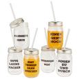 Trinkglas BBQ in verschiedenen Motiven - Transparent, LIFESTYLE, Glas (8/13cm)