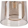 HÄNGLAMPA JIRMI - svart/guldfärgad, Modern, metall/glas (81/15,5/120cm) - Premium Living