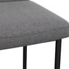 STOL CORI - ljusgrå/svart, Modern, metall/trä (45/87/57cm) - Bessagi Home