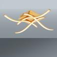 LED-Deckenleuchte Hermine max. 16 Watt - Goldfarben, KONVENTIONELL, Kunststoff (45/45cm) - Modern Living