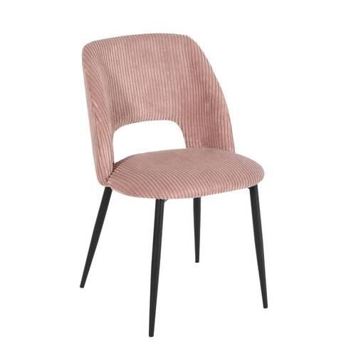 Scaun ZOE - roz/negru, Lifestyle, metal/textil (51/82/57cm) - Mömax