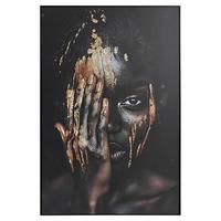 Tablou cu ramă Daydan cca. 82x122 cm - negru, Modern, plastic/lemn (82/122/4cm) - Mömax