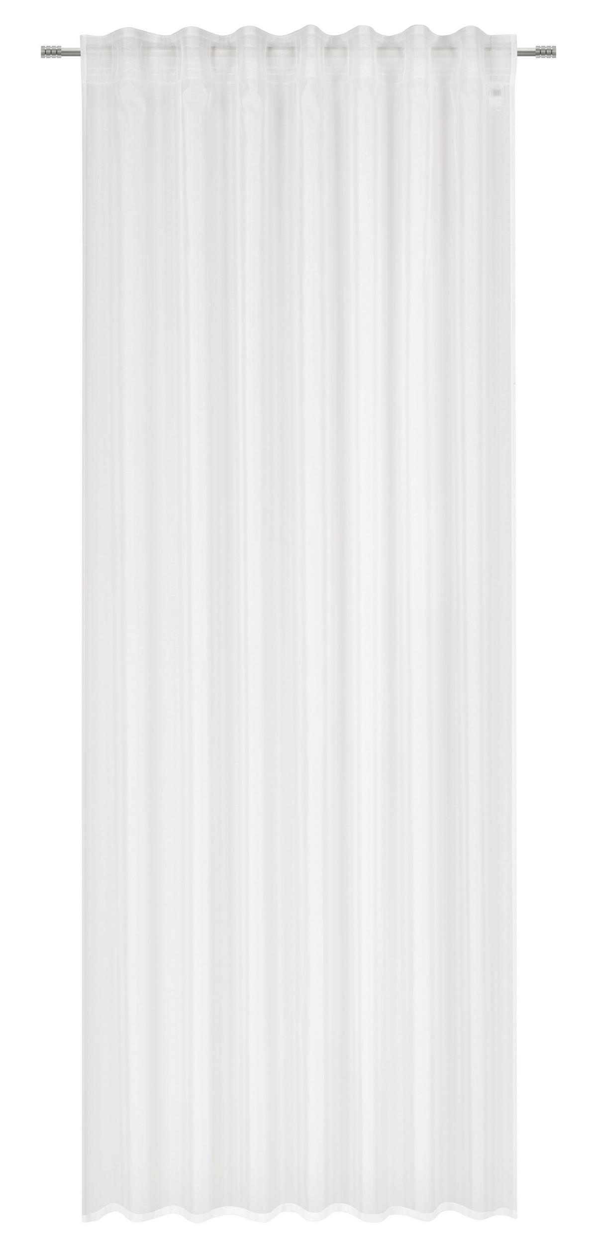 Kombivorhang Leo in Transparent, 2 Stk. - Naturfarben, KONVENTIONELL, Textil (140/255cm) - Premium Living