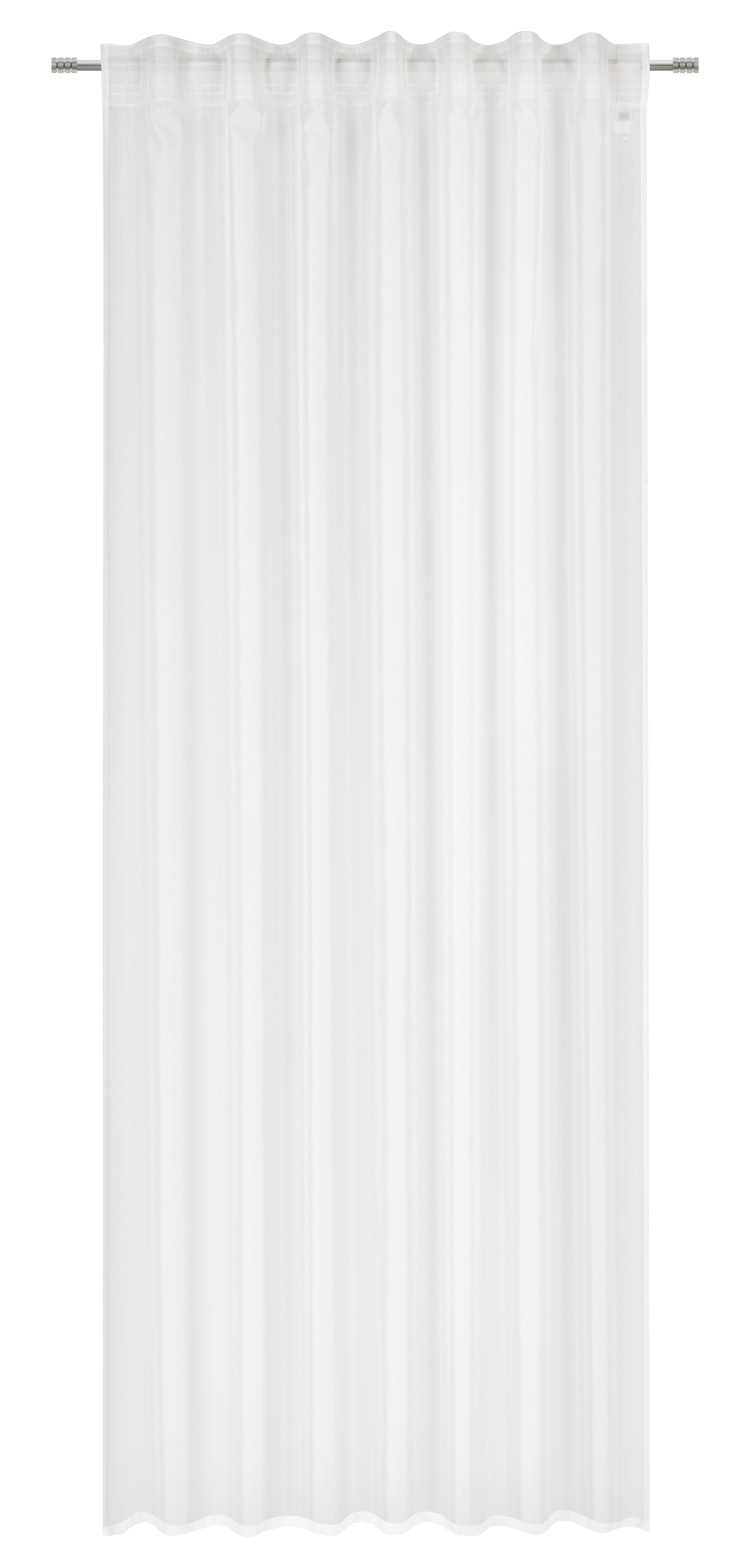 GARDINLÄNGD LEO TRANSPARENT 2 STK. -AKT- - naturfärgad, Klassisk, textil (140/255cm) - Premium Living