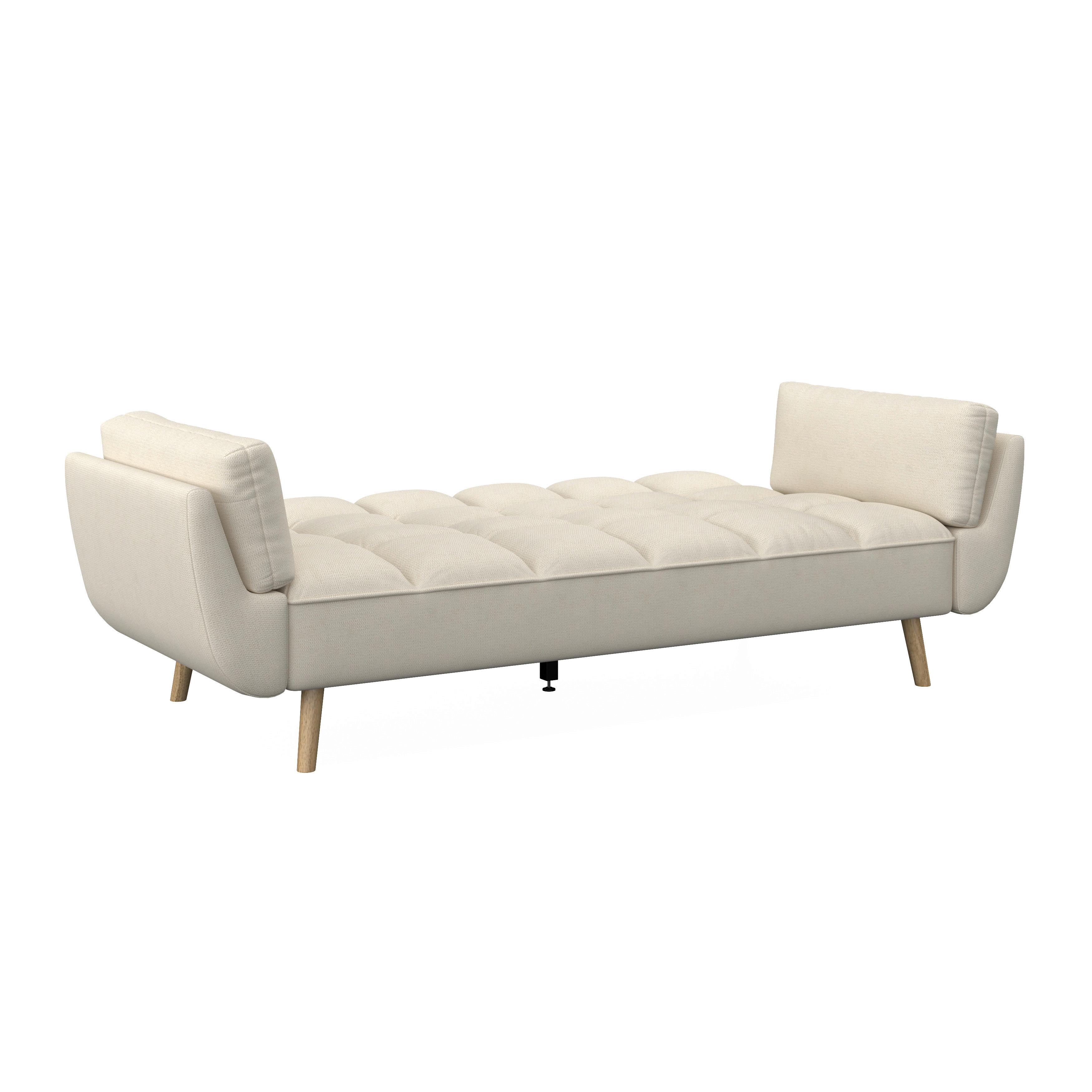 BÄDDSOFFA CORA - cremefärgad/naturfärgad, Modern, trä/textil (214/92/81cm) - Bessagi Home