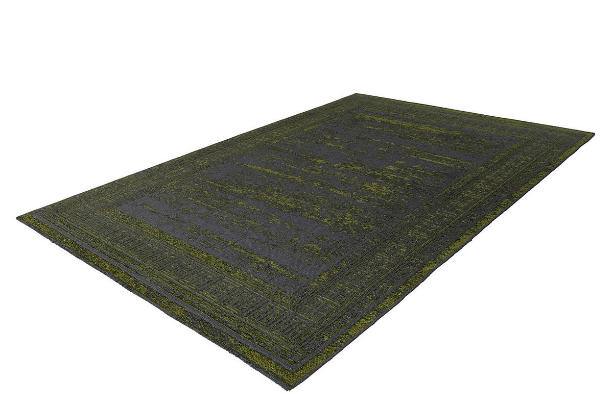 Flachwebeteppich Kalevi 300 - Grün, Konventionell, Textil (160/230cm) - Kayoom