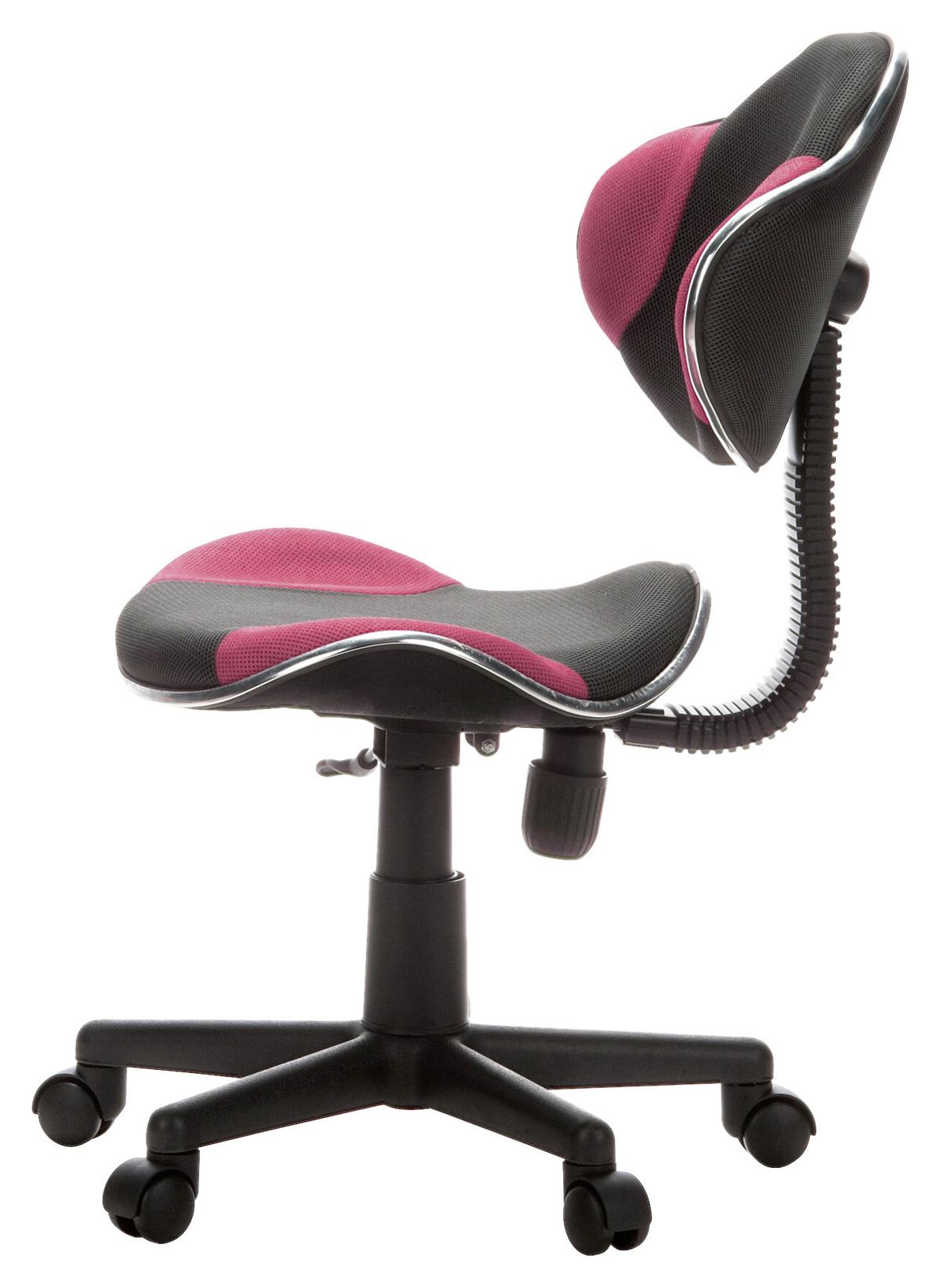 Mladinski Vrtljivi Stol Kiddy Gti 2, Siva, Roza - pink/siva, Basics, umetna masa (45/86-101/42cm) - MID.YOU