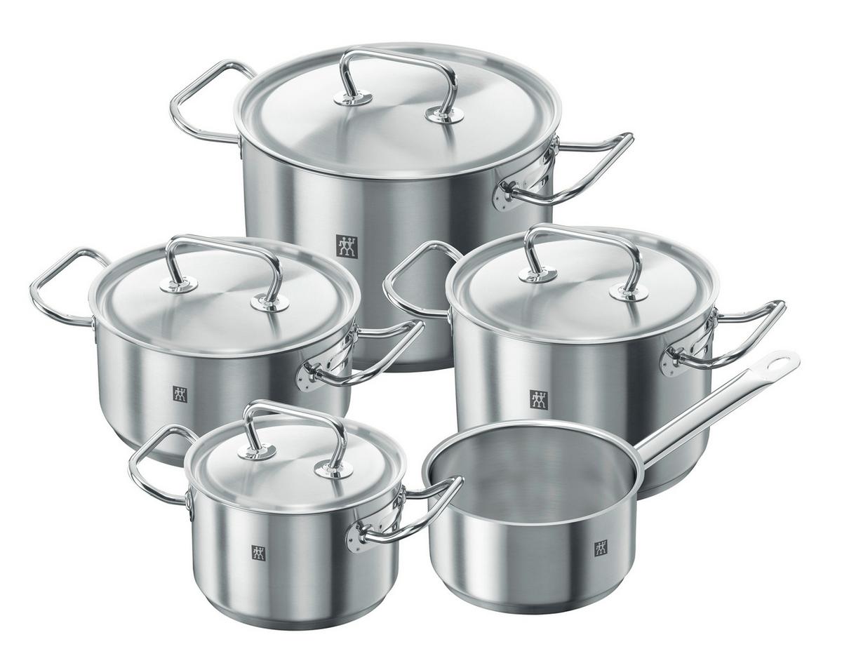ZESTAW GARNKÓW 1005484 ZWILLING - kolor stalowy, Basics, metal - Zwilling