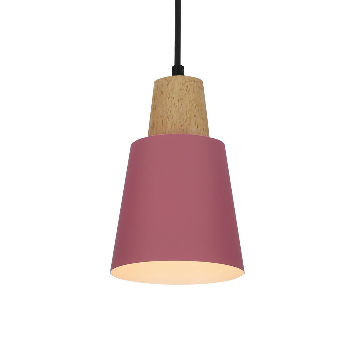 Viseća Svjetiljka Faro - pink/crna, Trend, metal (13/13/80cm)