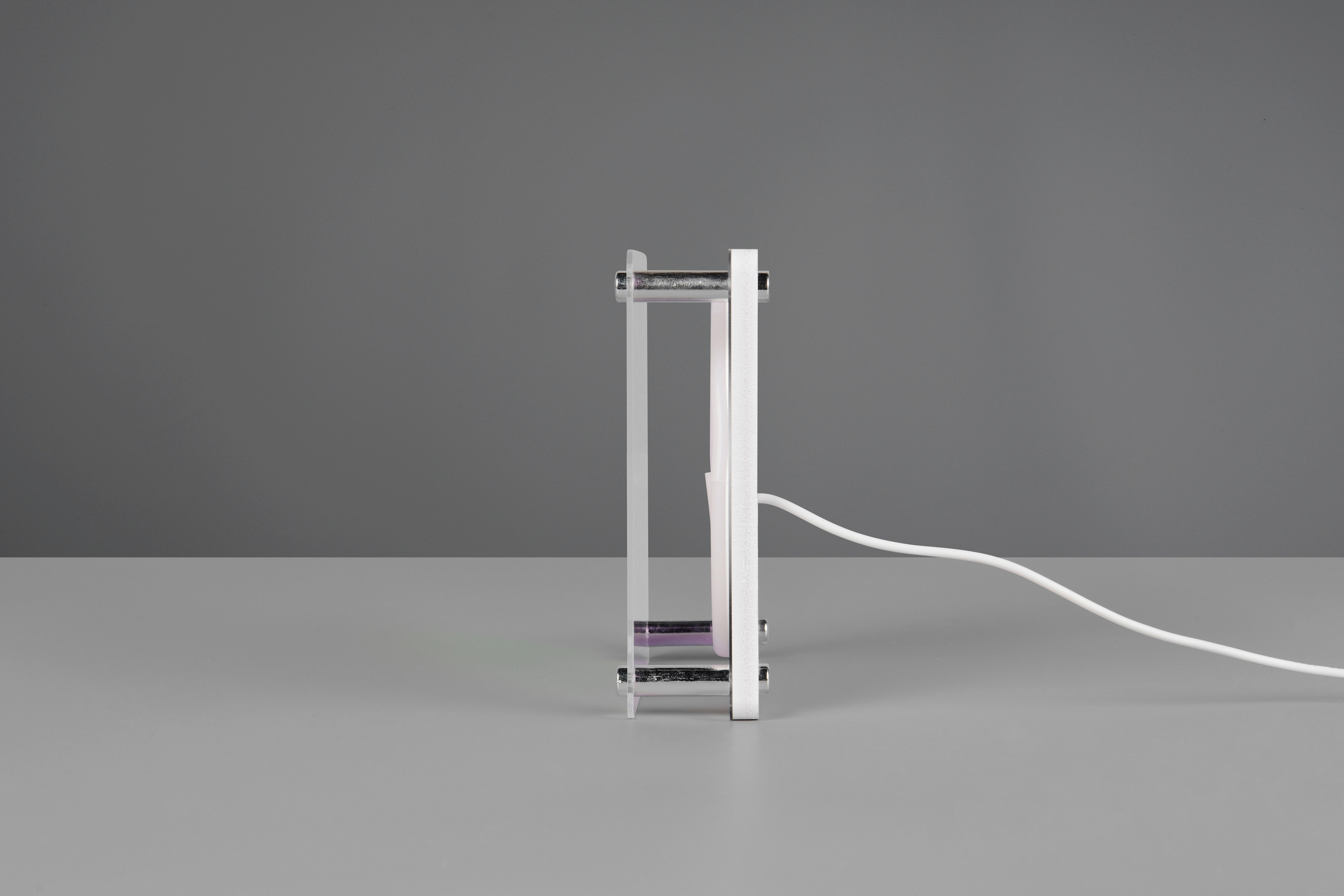LED-DEKORATIONSLAMPA HELGA - transparent, Modern, metall/plast (14,5/14,5/5cm) - Mömax