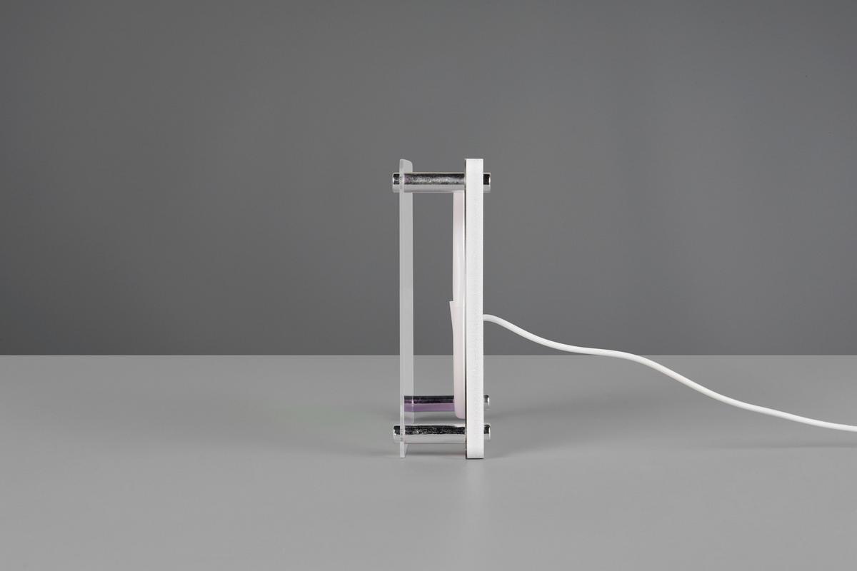 LED-Dekoleuchte Helga Transparent max. 4 Watt - Transparent, MODERN, Kunststoff/Metall (14,5/5/14,5cm) - Mömax