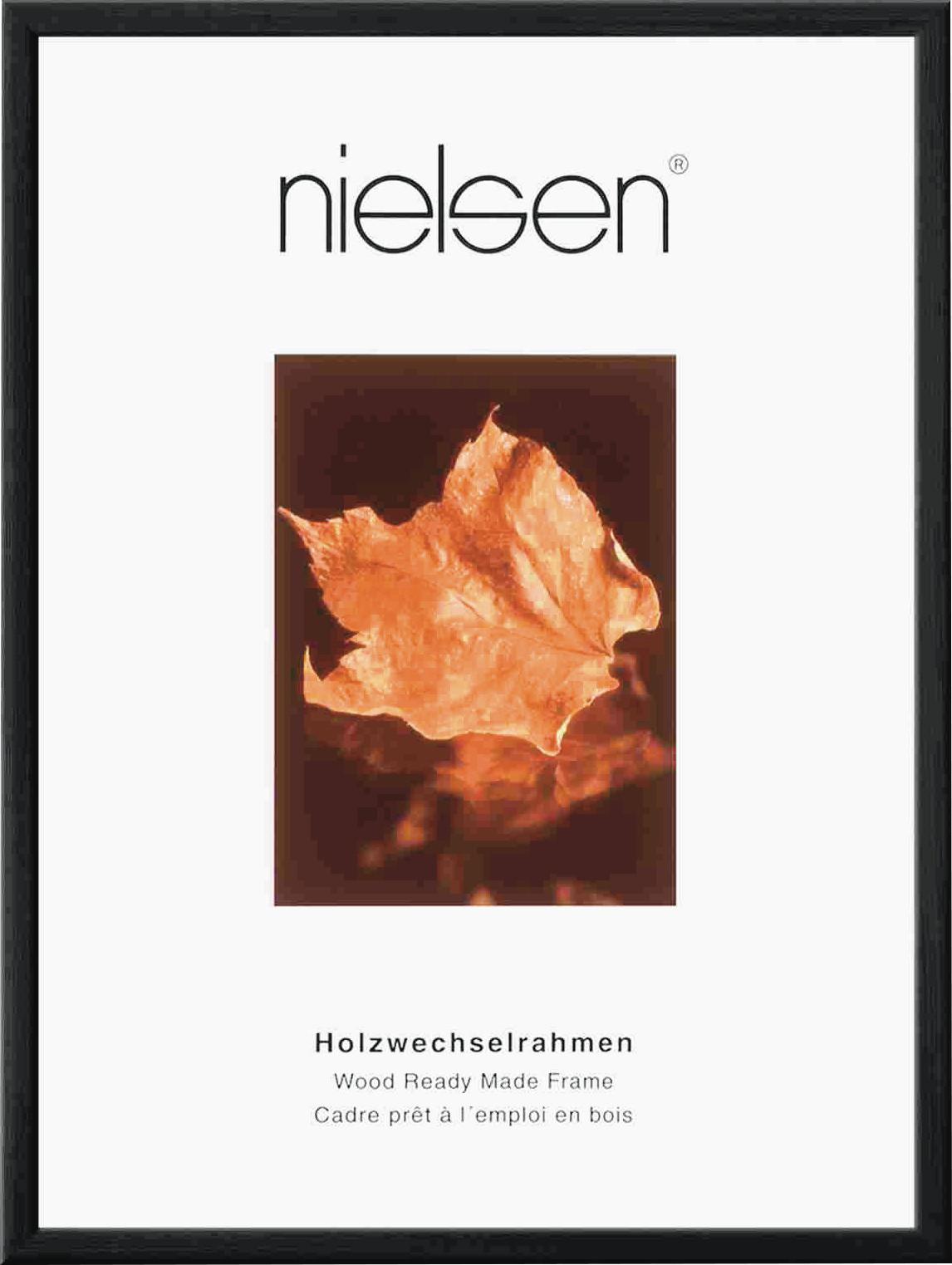 RAMKA NA ZDJĘCIA 5733002 - czarny, Basics, drewno/szkło (30/30cm) - Nielsen