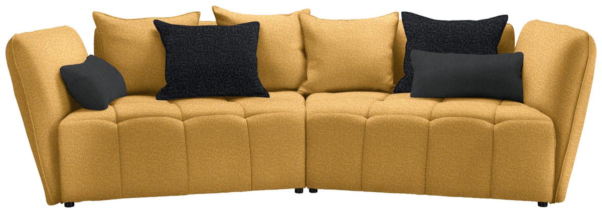 Mega Sofa Sofi - siva/tamno siva, Moderno, tekstil (294/93/152cm) - Premium Living