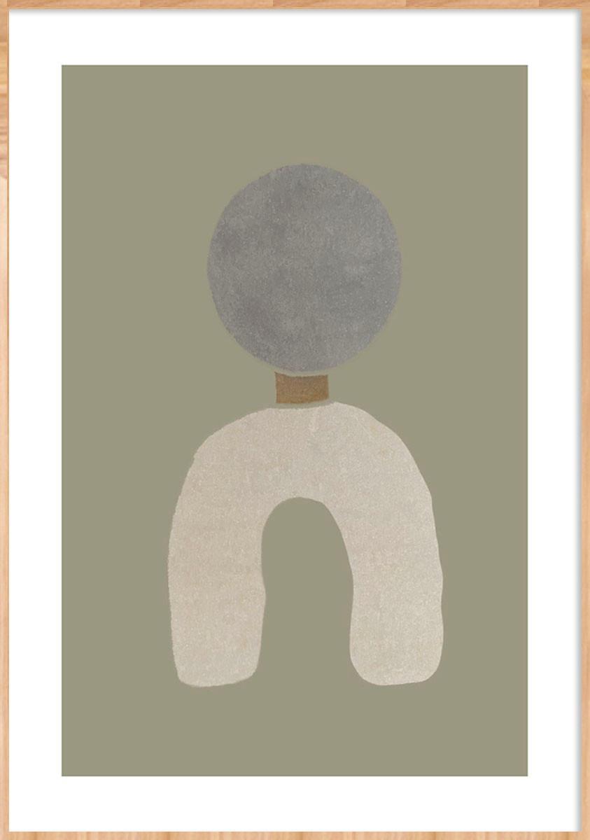 BILD FEEL-GOOD-003-70X118-FRX-FRBL - Beige/Naturfarben, Basics, Holz/Kunststoff (70/118/10cm)