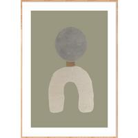 BILD FEEL-GOOD-003-50X70-FRX-FRBL - Beige/Naturfarben, Basics, Holz/Kunststoff (50/70/10cm)