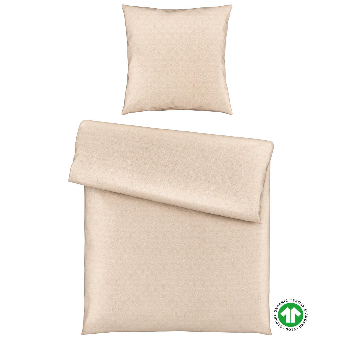 Bettwäsche Bio-Lisa in Rosafarben ca. 140x200cm - Rosa, MODERN, Textil (140/200cm) - ecoTree