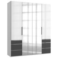 Ormar S Klasičnim Vratima Level 36 D - bijela/boje grafita, Moderno, drvni materijal/metal (200/236/58cm) - Modern Living
