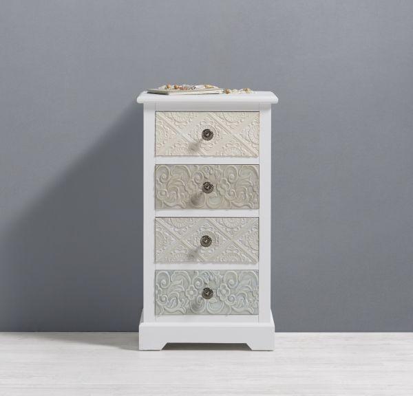 KOMMODE in Multicolor 'Avery' - Multicolor, MODERN, Holz/Metall (42/76/32cm) - Bessagi Home