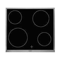 Glaskeramikkochfeld HE604000XB - KONVENTIONELL, Glas/Metall (57,6/3,8/51,6cm) - AEG
