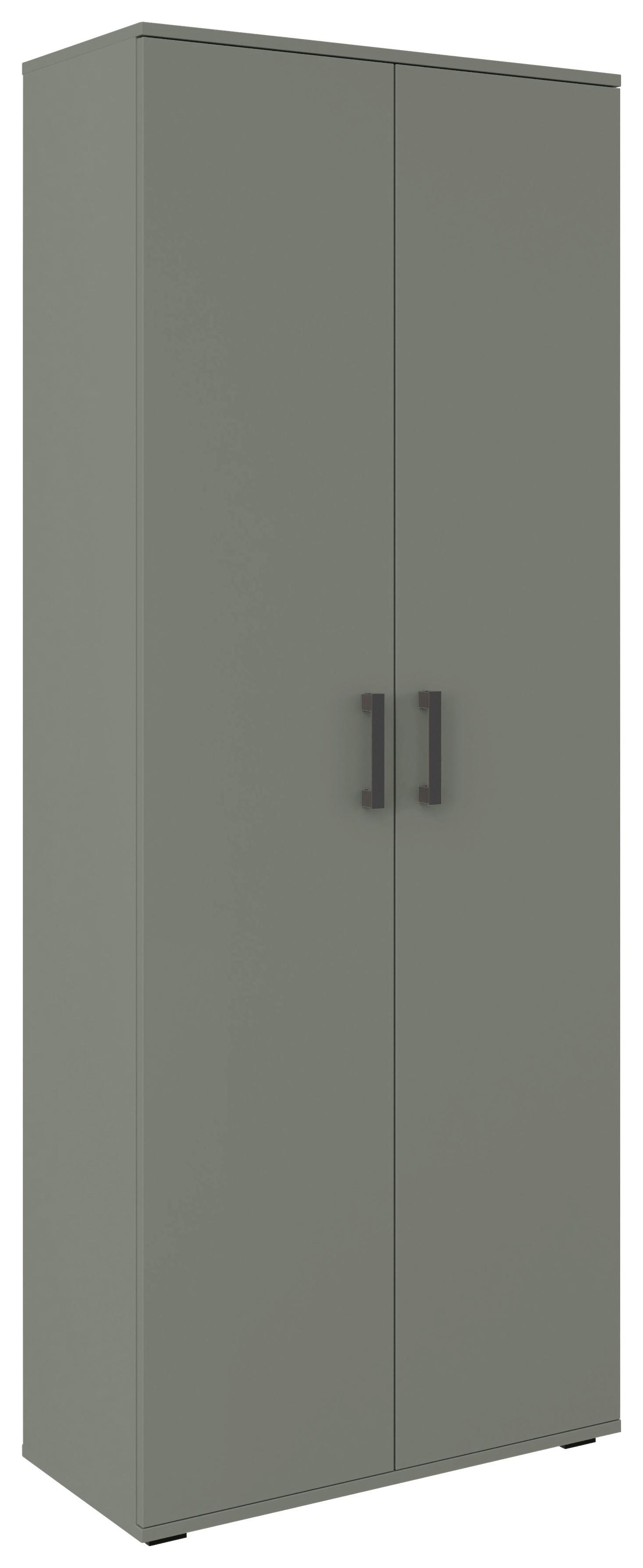 SZAFKA UNIWERSALNA ALEX - zielony/czarny, Konventionell, materiał drewnopochodny/tworzywo sztuczne (70/178,9/33,4cm) - Xora