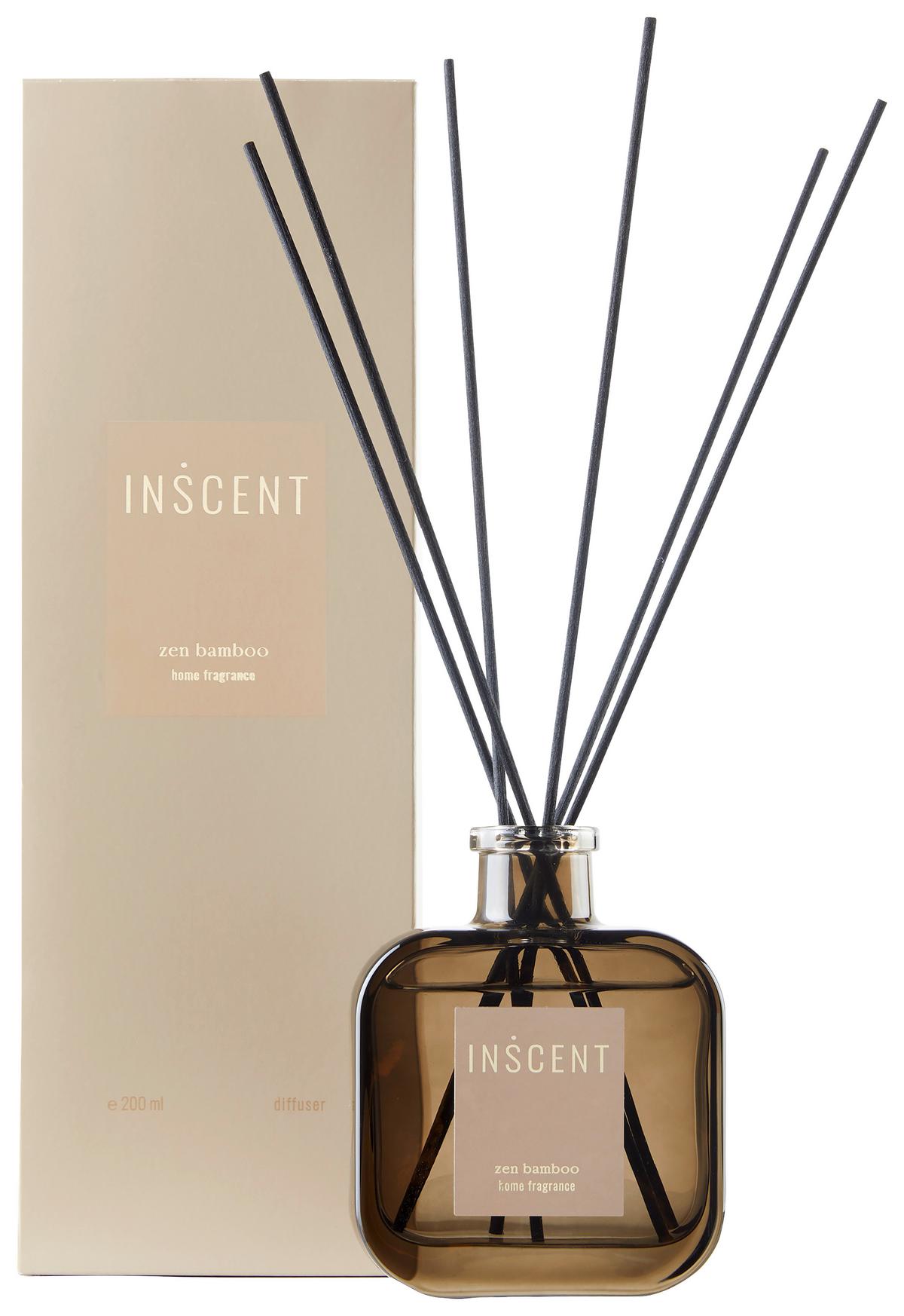Raumduft Zen Bamboo in Creme ca. 200ml - Klar/Creme, Design (200ml) - Inscent