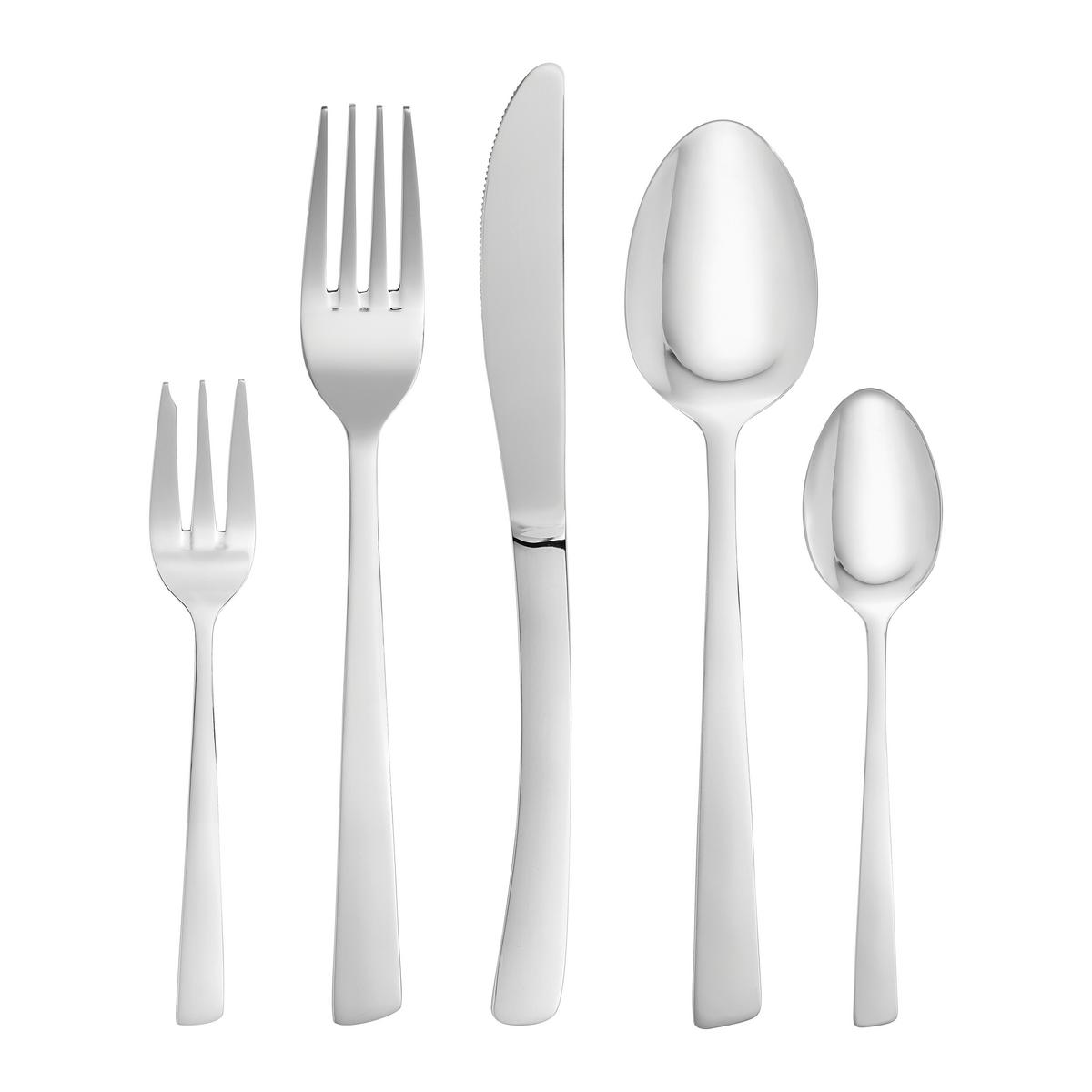 Set de tacâmuri 30/1 Anna - culoare inox, Konventionell, metal - Mömax