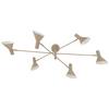 TAKLAMPA SINN - beige, Klassisk, metall (123/83/40.5cm)