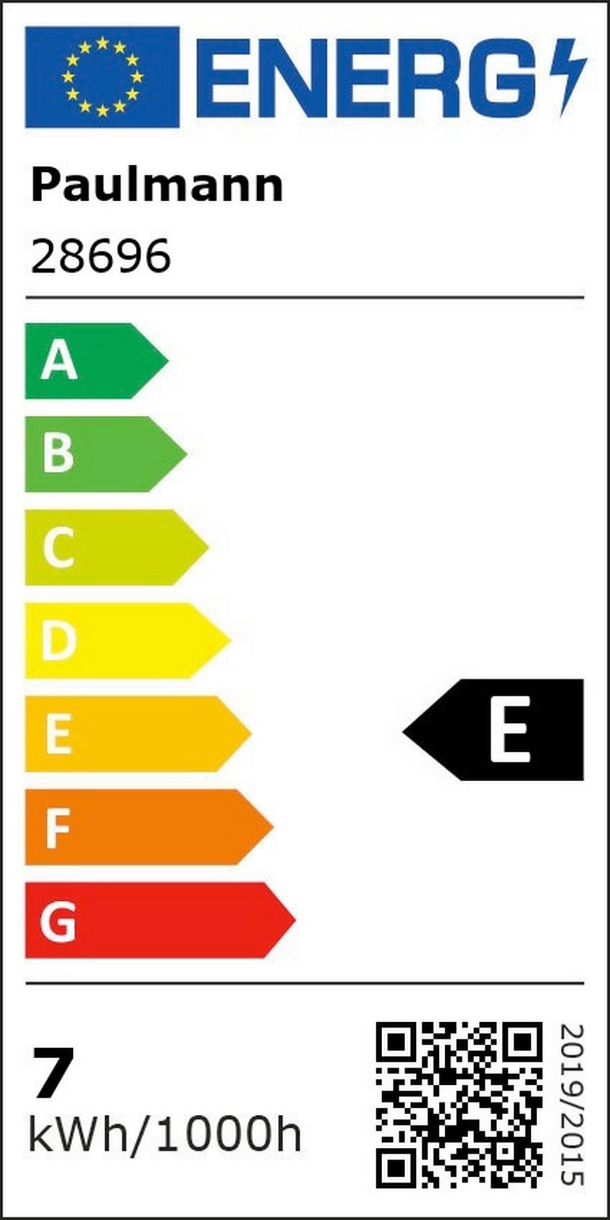 LED-Leuchtmittel 28696 max. 7 Watt - Klar, Basics, Glas (6,0/10,6cm) - Paulmann