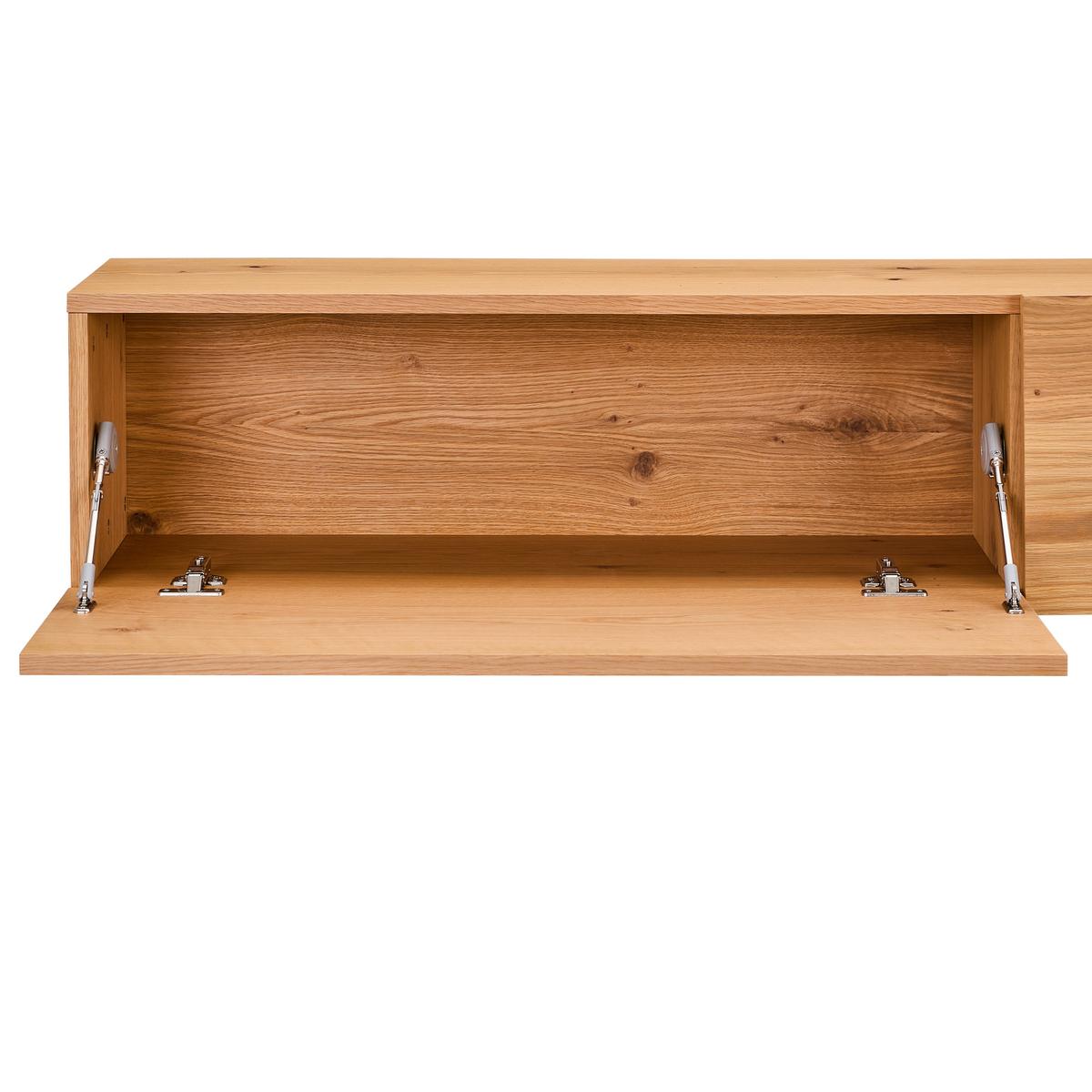 KOMODA NISKA FRANKA - kolor naturalny, Design, materiał drewnopochodny/drewno (180/33/30cm) - MID.YOU