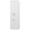 Visoki Element Fresh - bijela/boje kroma, Konvencionalno, drvni materijal/metal (40/147/38,5cm) - Modern Living