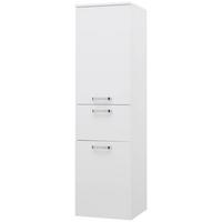 Dulap înalt Fresh - alb, Konventionell, material pe bază de lemn (40/147/38,5cm) - Ondega