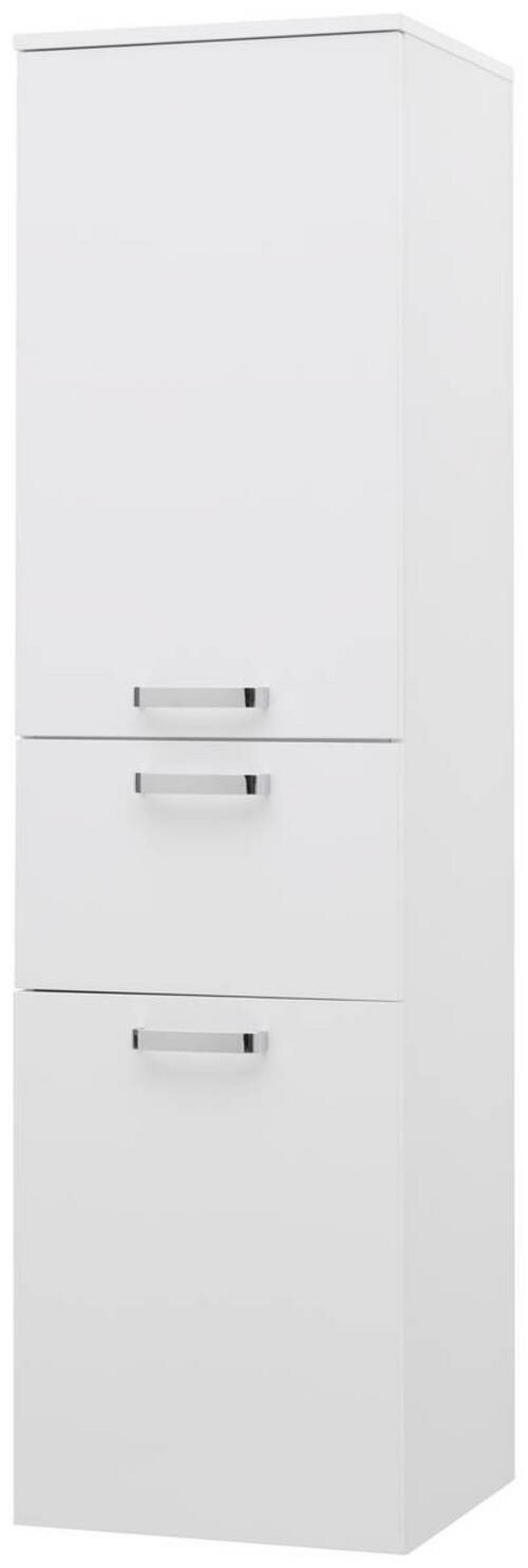 Dulap înalt Fresh - alb, Konventionell, material pe bază de lemn (40/147/38,5cm) - Ondega