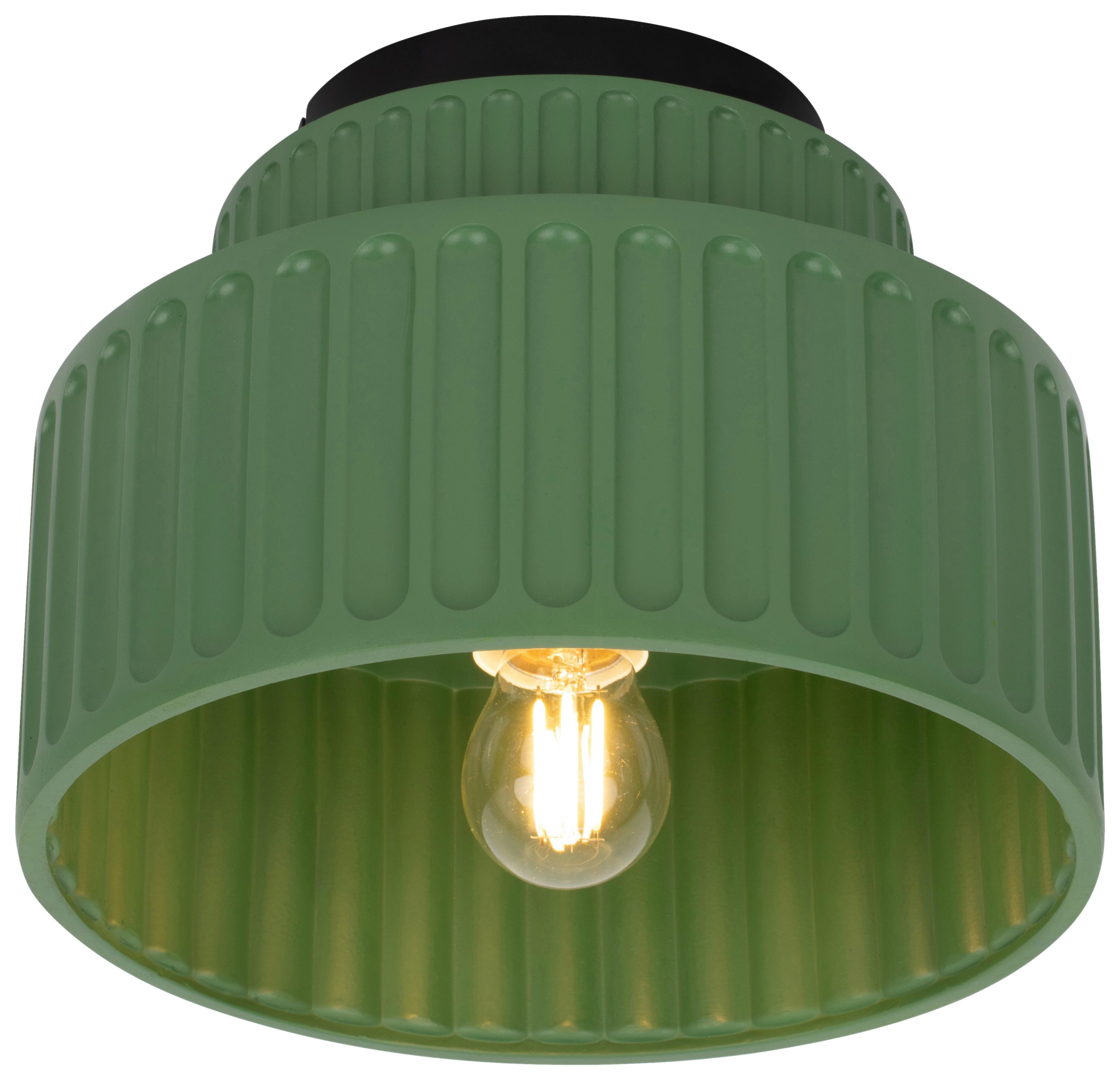 LAMPA SUFITOWA KIRIA - zielony, Design, tworzywo sztuczne/metal (23/18,5cm) - Collet's Monde