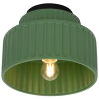 LAMPA SUFITOWA KIRIA - zielony, Design, tworzywo sztuczne/metal (23/18,5cm) - Collet's Monde