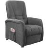 Relaxsessel Harry Dunkelgrau Nylon/Struktur - Dunkelgrün/Dunkelgrau, Design, Kunststoff/Textil (77/107/88cm) - Livetastic
