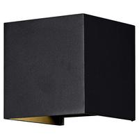 Außenwandleuchte Fulton Schwarz max. 6 Watt - Schwarz, Basics, Metall (10/10/10cm) - MAYTONI