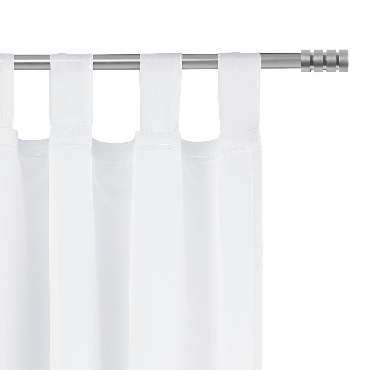 Zavjesa S Omčama Hanna 2 Kom. -Based- -Akt- - bijela, tekstil (140/245cm) - Best Price