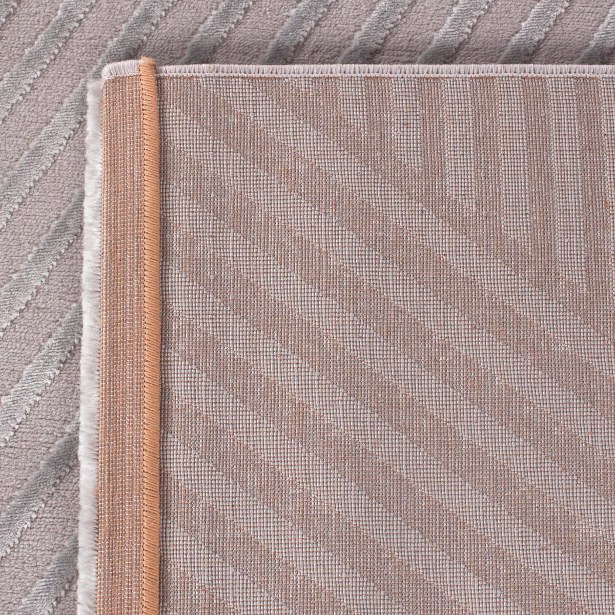 Tkana Preproga Sahara, Srebrna, 80x150cm - srebrne barve, Design, tekstil (80/150cm) - Novel