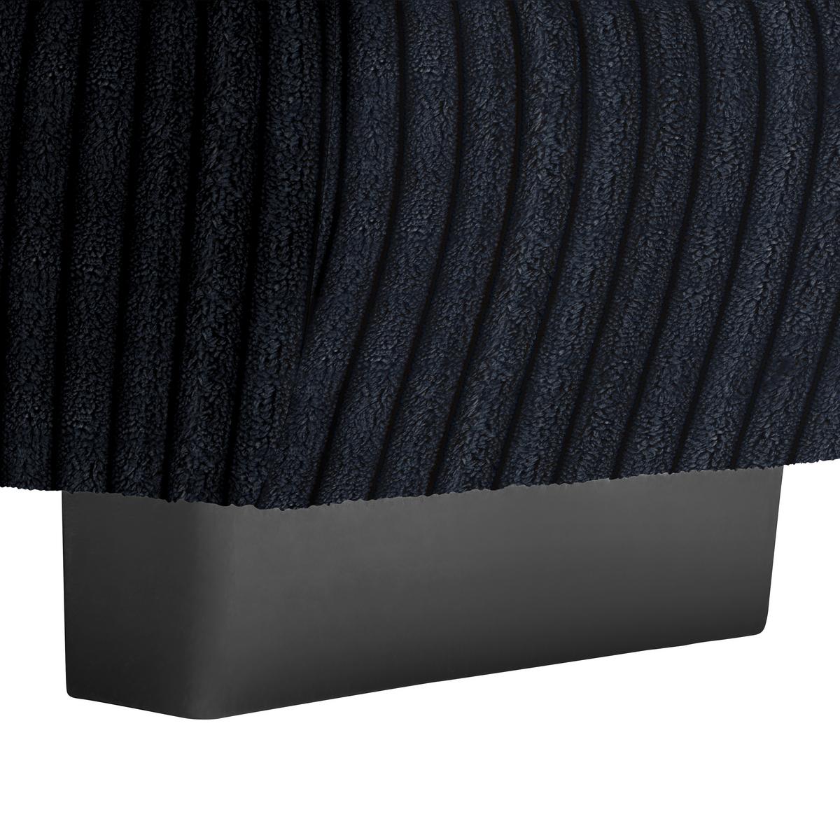 Wohnlandschaft Vivo Dunkelgrau - Dunkelgrau/Schwarz, Modern, Kunststoff/Textil (317/63/179cm) - Premium Living