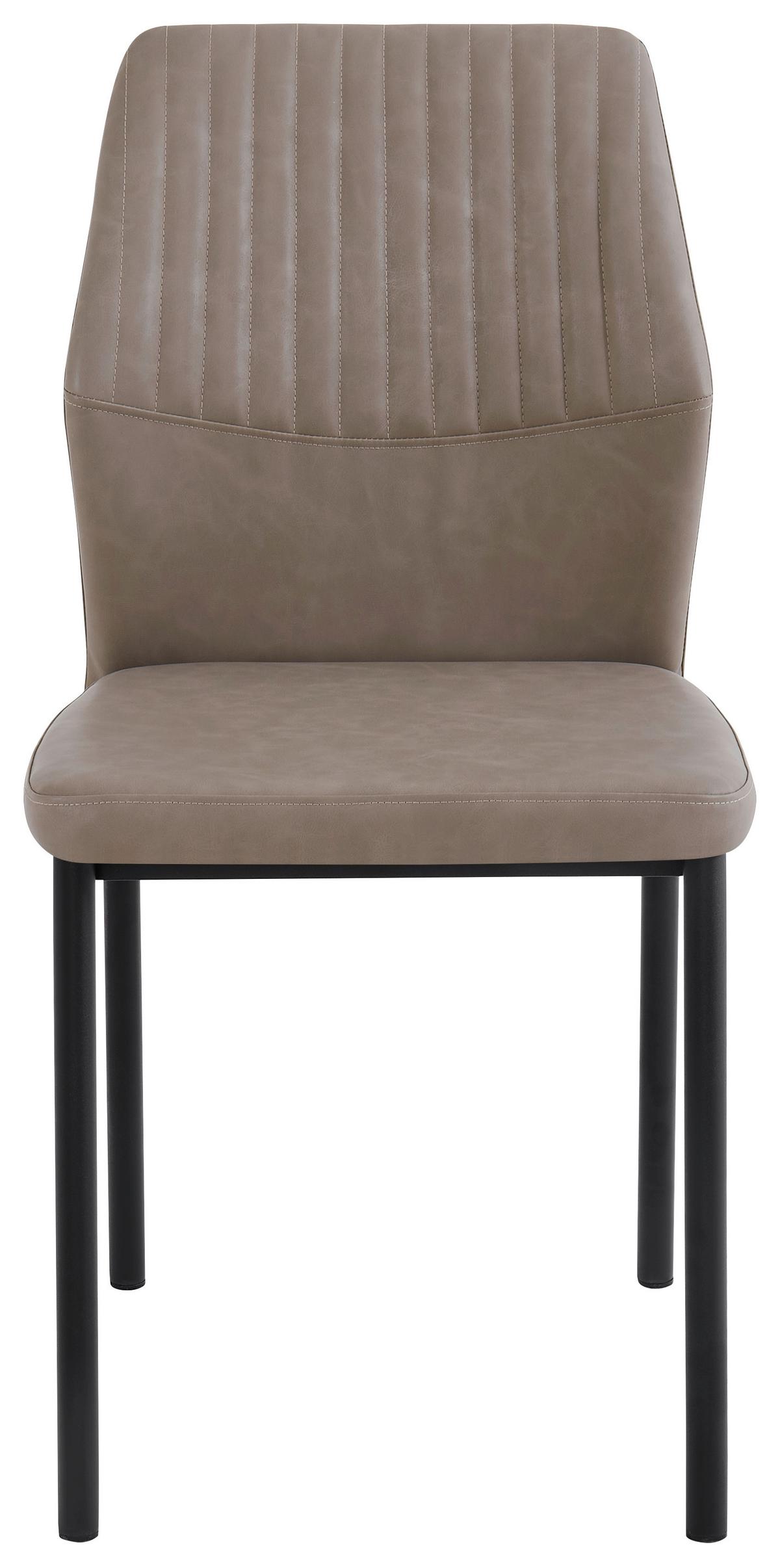 Stolica Hana - cappuccino/crna, Basics, metal/tekstil (44/86/52cm) - Best Price