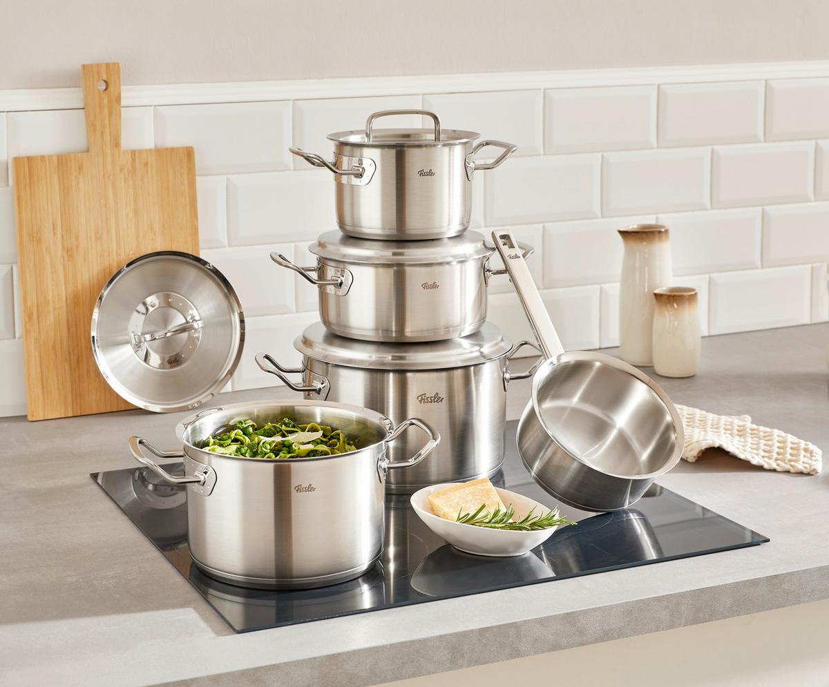 ZESTAW GARNKÓW 084-128-05-000/0 FISSLER - kolor srebrny, Design, metal - Fissler
