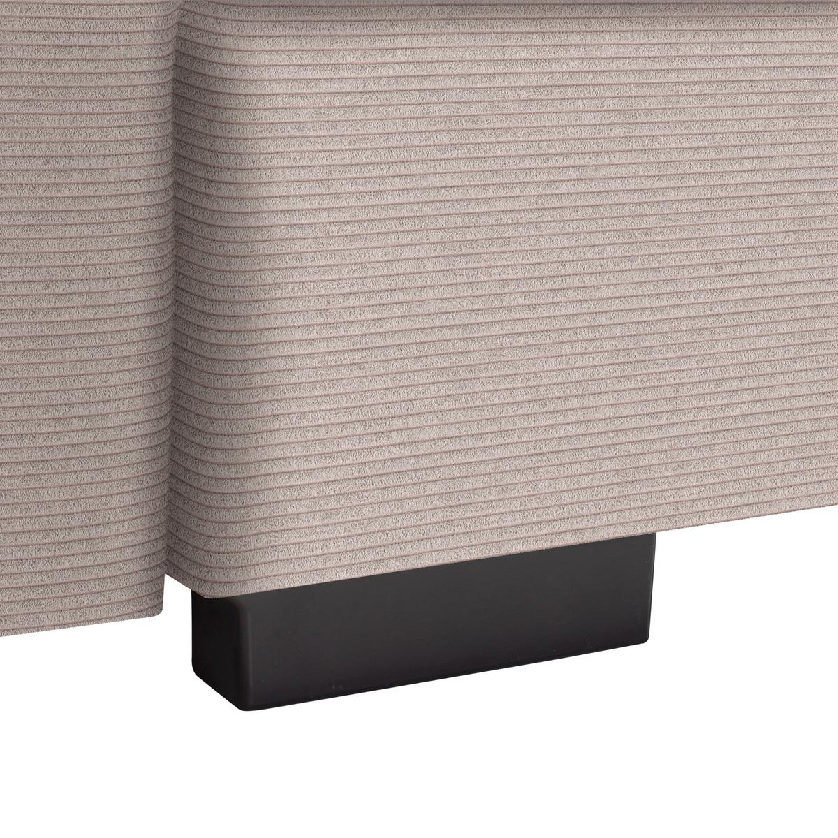 Megasofa Pedro Rosa - Rosa, MODERN, Holz/Holzwerkstoff (261/83/124cm) - Mömax