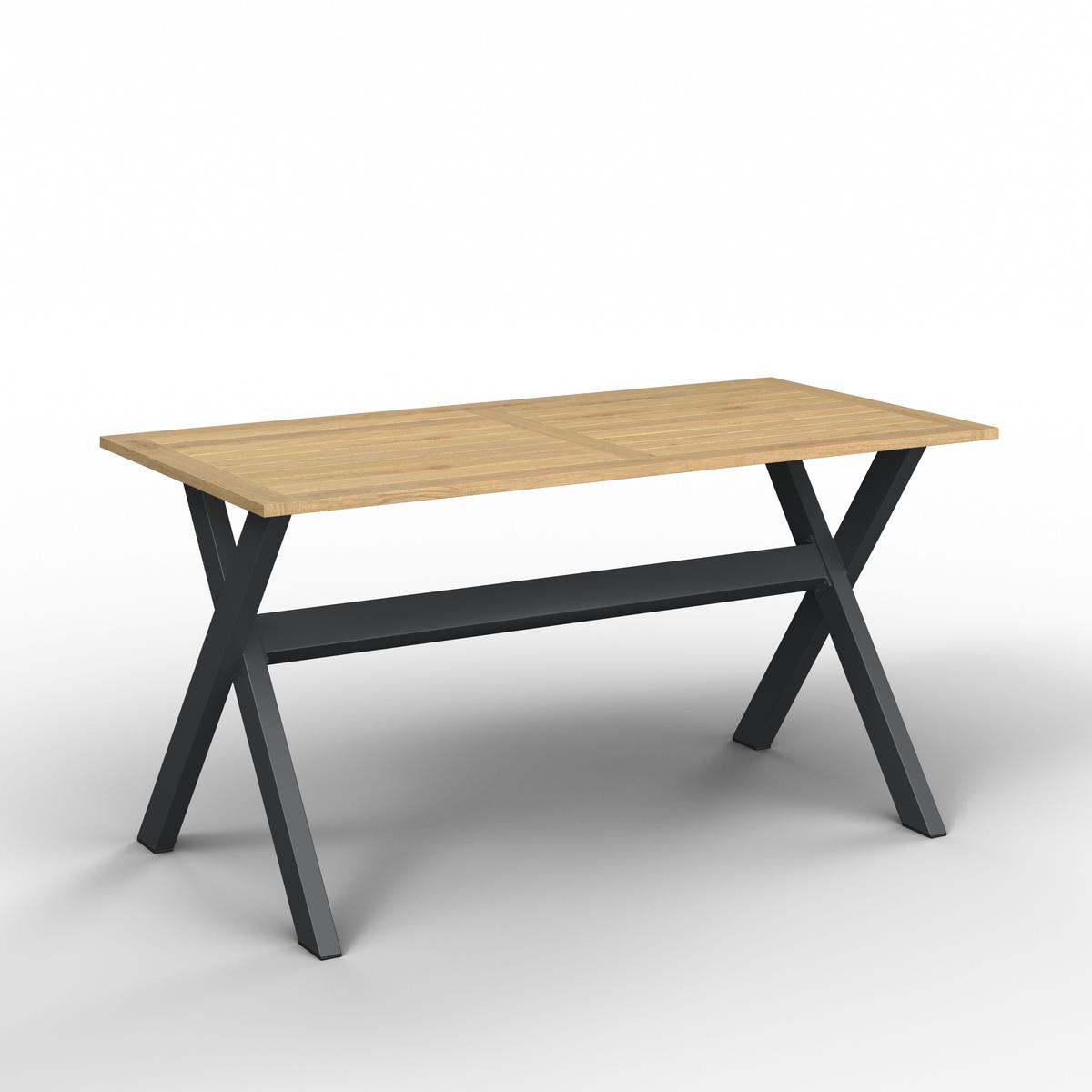 Loungegarnitur "Melina", hell- grau/dunkelgrau, Olefingewebe - Dunkelgrau/Hellgrau, Modern, Holz/Textil (272/79/84cm) - Bessagi Garden