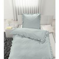 Posteljnina Rüschen, Zelena, 60/80, 140/200 - Romantika, tekstil (140/200cm) - Modern Living