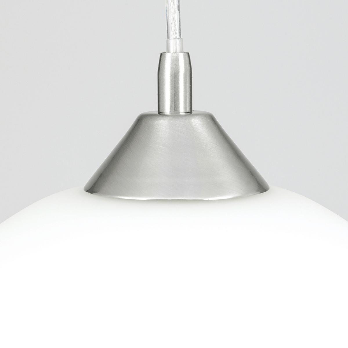 LAMPA WISZĄCA HL 6-1525/1 SATIN GRADO - kolor srebrny, Konventionell, metal/szkło (40/123cm)