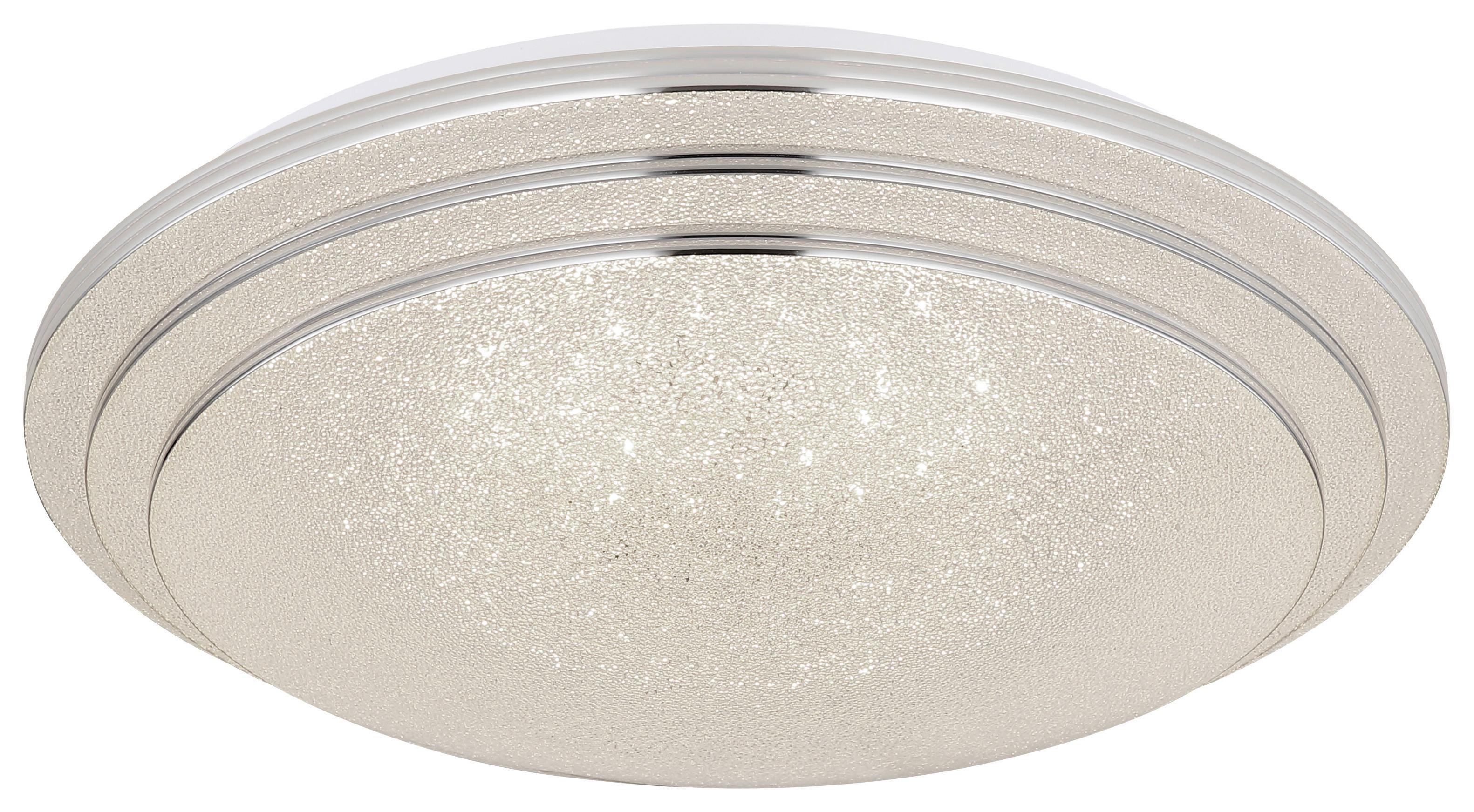 Stropna Led-svetilka Aley, S Sijalko - bela/opal, Basics, kovina/umetna masa (40/9,5cm) - Globo