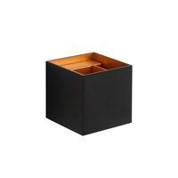 Led-wandleuchte 09217/04/30 Xio - Messingfarben/Schwarz, Design, Metall (9.7/9.7/9.7cm) - Lucide